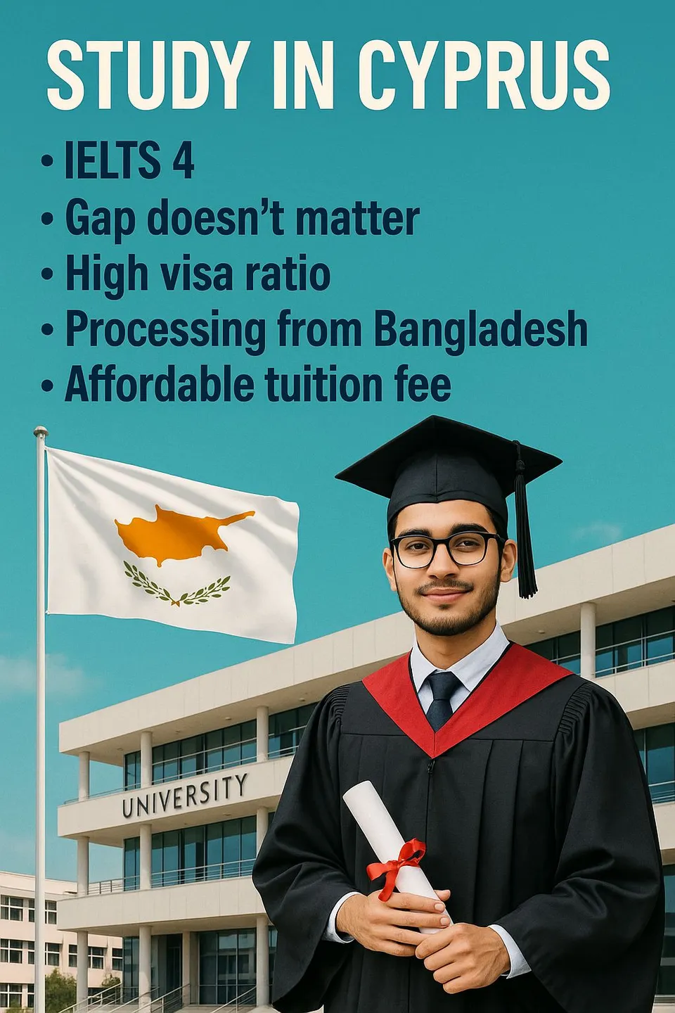 Study in Cyprus – Study Abroad from Bangladesh