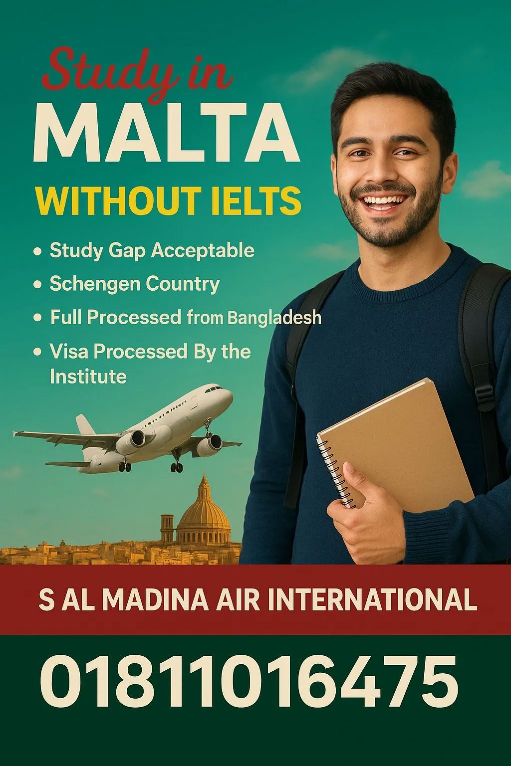 Study in Malta without IELTS – Study Abroad